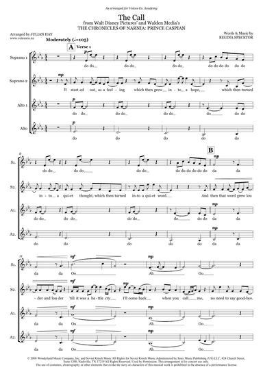 The Call (arr. Julian Hay)