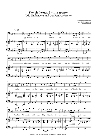 Astronaut (arr. Antje Günther)