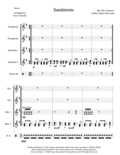 Sandstorm (arr. Tom Catricala)