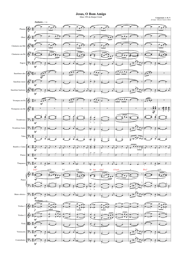 Jesus, O Bom Amigo (Jesus, The Good Friend) (arr. Moisés Soares Melo)