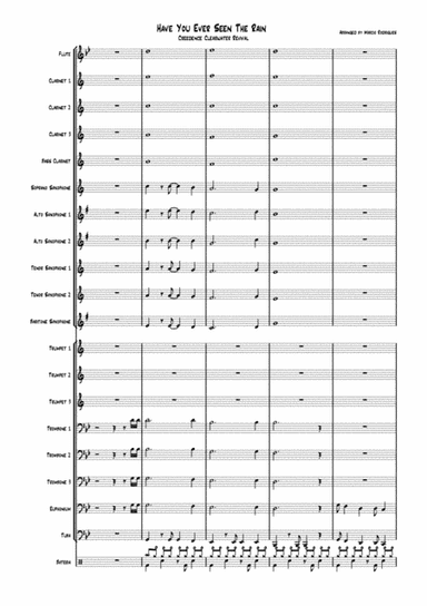 Have You Ever Seen The Rain? (arr. Márcio Rodrigues)