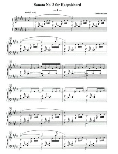 Sonata No. 3 for Harpsichord