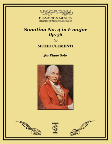 Piano Sonatina No.4 in F major, Op. 36 - Clementi - Piano Solo (arr. Clementi)