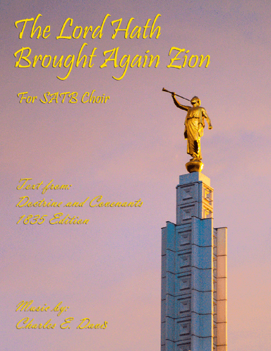 The Lord Hath Brought Again Zion - Baritone Solo and SATB Choir (arr. Charles E. & Maria A. Davis)