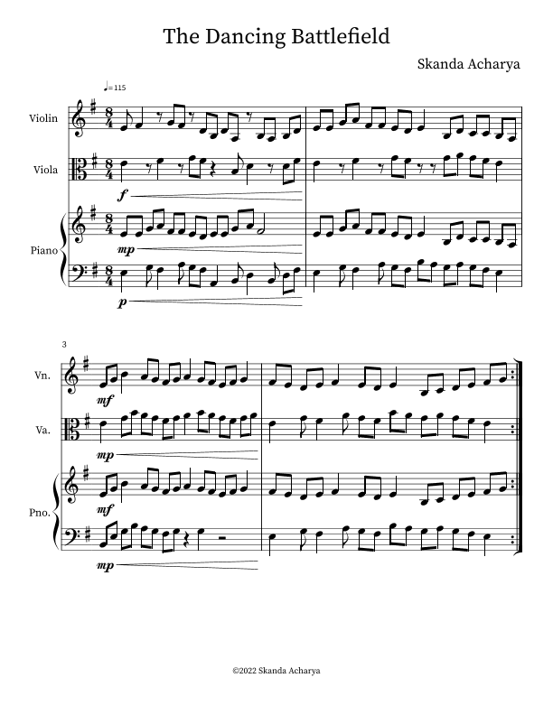 The Dancing Battlefield