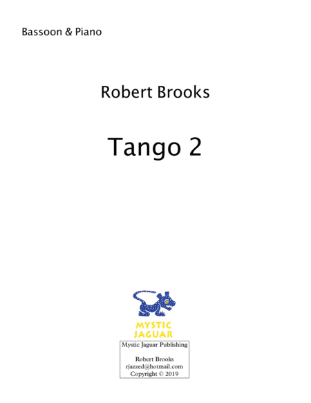 Tango 2 for Bassoon and Piano