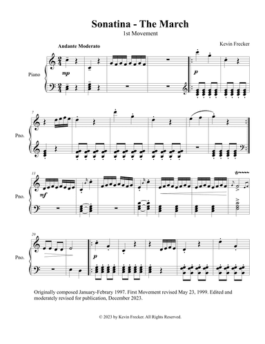 Sonatina - The March