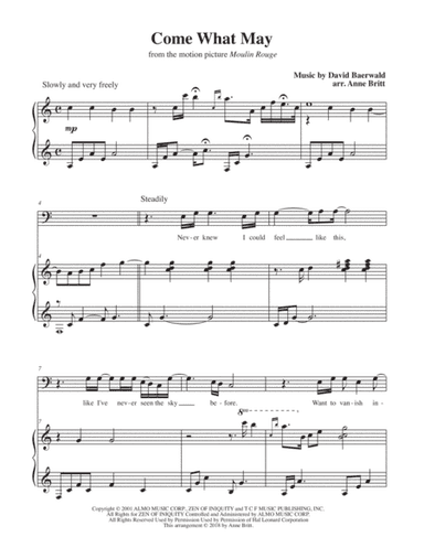 Come What May (arr. Anne Britt)