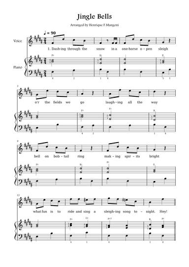 Jingle Bells (arr. Henrique F Mangoni)
