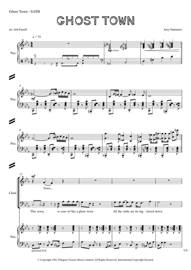 Ghost Town (arr. Sebastian Farrall)