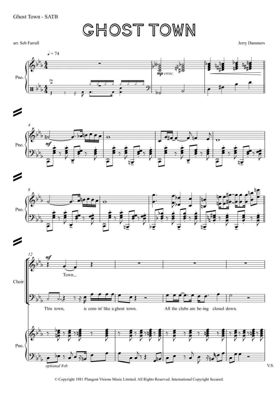 Ghost Town (arr. Sebastian Farrall)