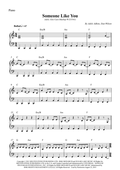Someone Like You (arr. Wesley S. SIlva)