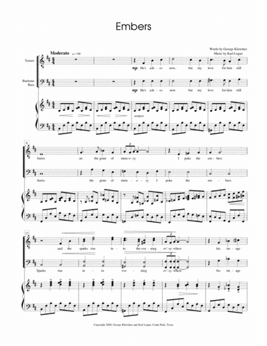 Embers (Piano Reduction)