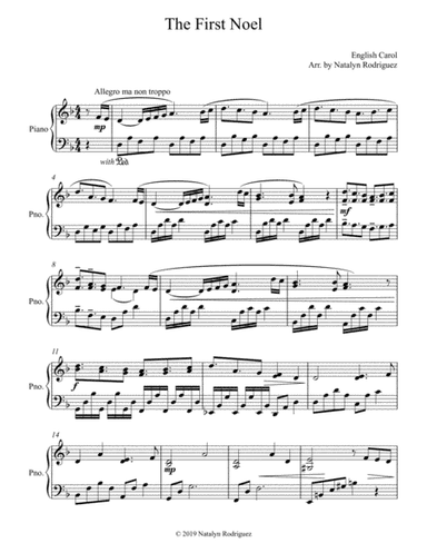 The First Noel (arr. Natalyn Rodriguez)