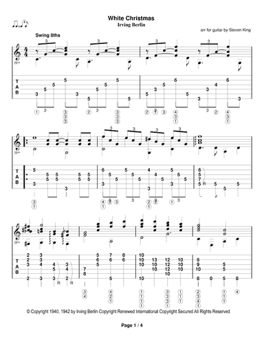 White Christmas (arr. Steven King)