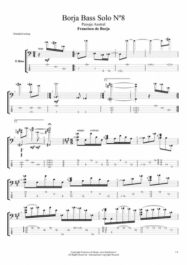 Francisco de Borja - Borja Bass Solo Nº8