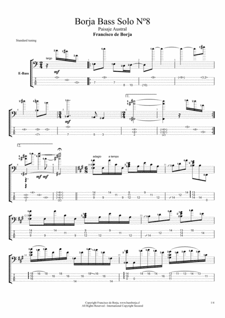 Francisco de Borja - Borja Bass Solo Nº8