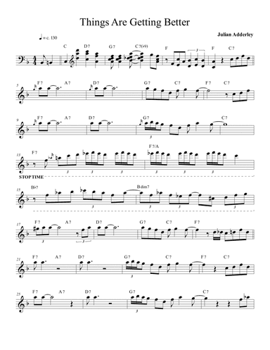 Things Are Getting Better (arr. Luca Aletta)
