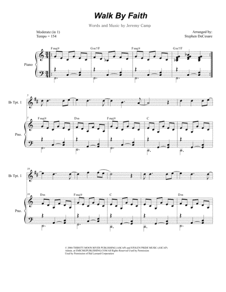 Walk By Faith (arr. Stephen DeCesare)