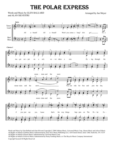 The Polar Express (arr. Jan Meyer)