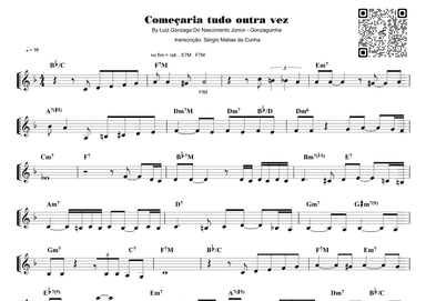 Comecaria Tudo Outra Vez (arr. Sérgio Matias da Cunha)
