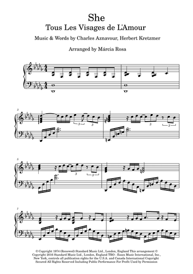 She (arr. Márcia Rosa)