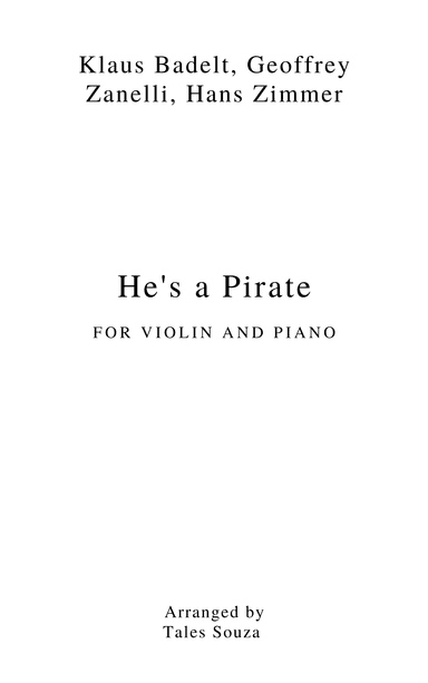 He's A Pirate (arr. Tales Souza)