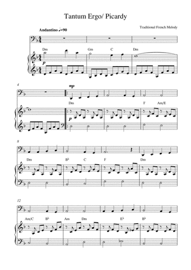 Tantum Ergo/ Picardy (arr. Kaiserin Rebecca)