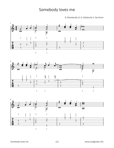 Somebody loves me (arr. Bettina Schipp)