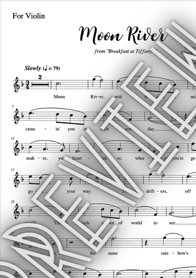 Moon River (arr. Julia Yeon-Joo Oh)