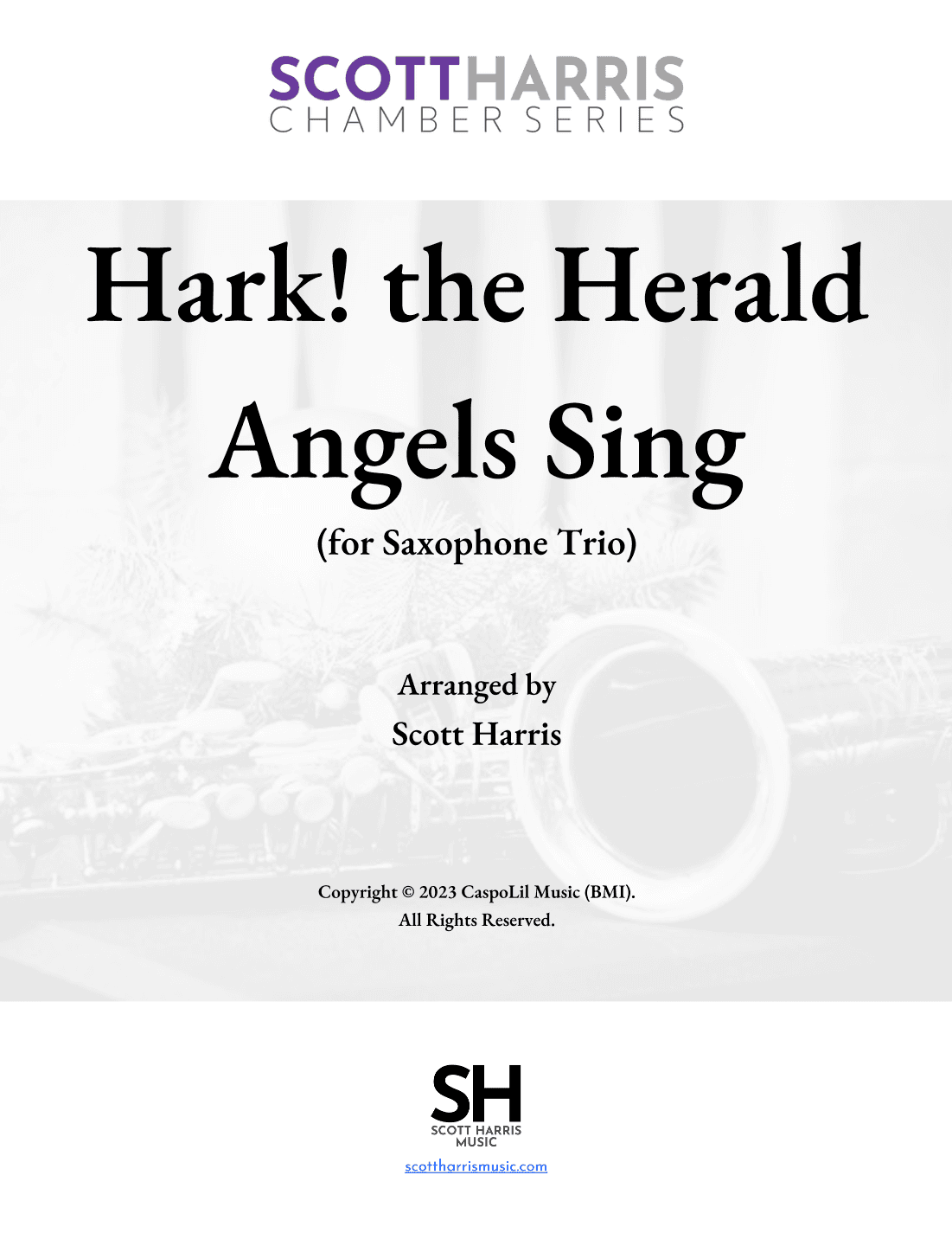 Hark! the Herald Angels Sing (for Saxophone Trio) (arr. Scott Harris)