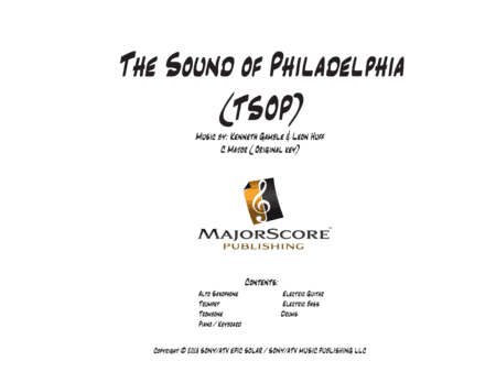 The Sound Of Philadelphia (t.s.o.p.) (arr. MAJOR SCORE PUBLISHING TM.)