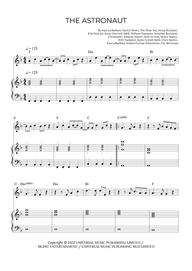 The Astronaut (arr. Alex Nunes Rodrigues)