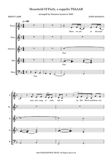 Household Of Faith (arr. Susanna Lausevic)