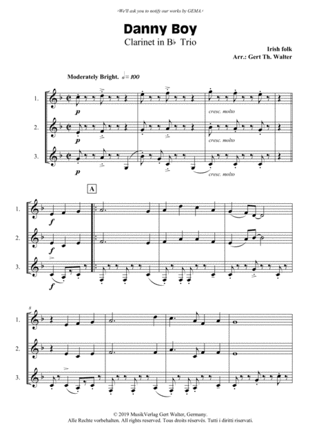 Danny Boy (arr. Gert Th. Walter)