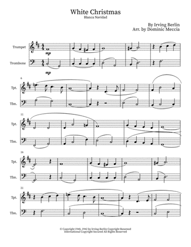 White Christmas (arr. Dominic Meccia)