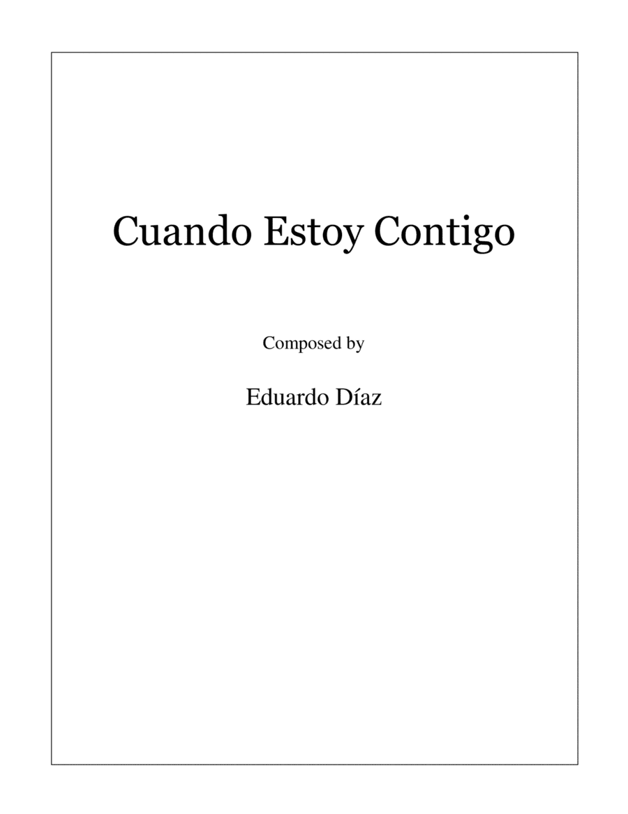 Cuando Estoy Contigo