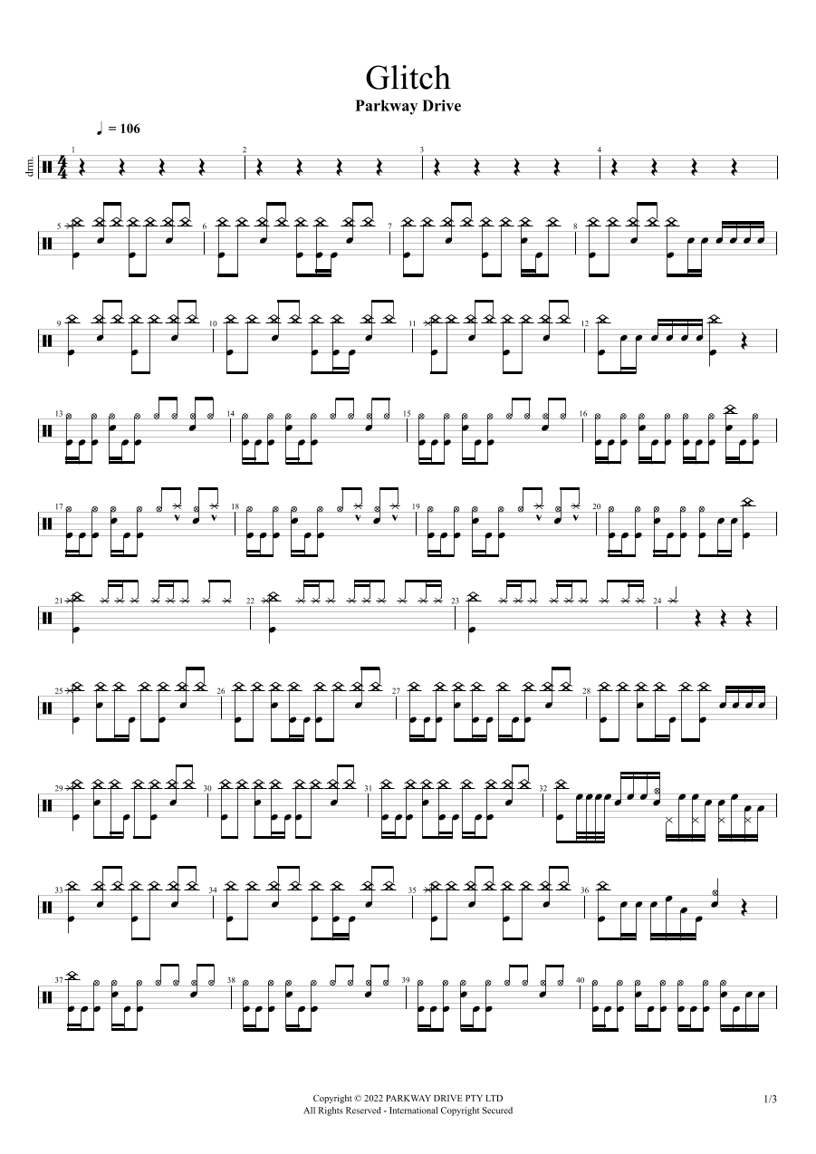 Glitch (arr. Cyril Mayer)