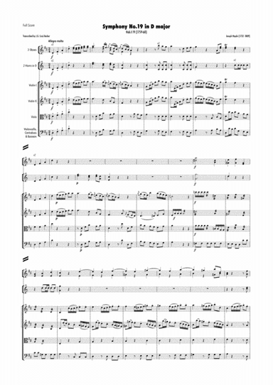 Haydn - Symphony No.19 in D major, Hob.I:19 (arr. J.G. Cucó Barber)