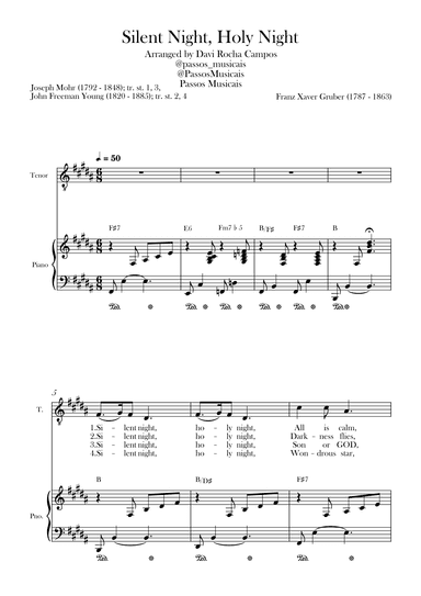 Silent Night, Holy Night (arr. Davi Rocha Campos)