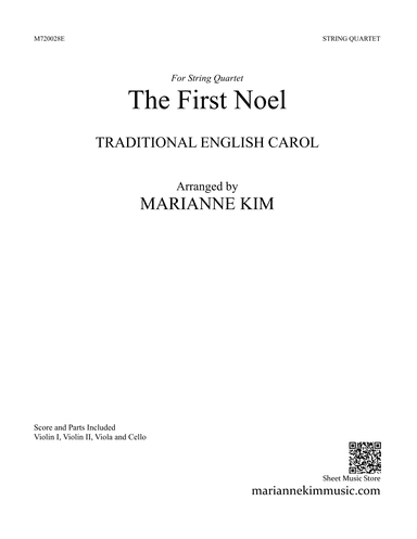 The First Noel (arr. Marianne Kim)