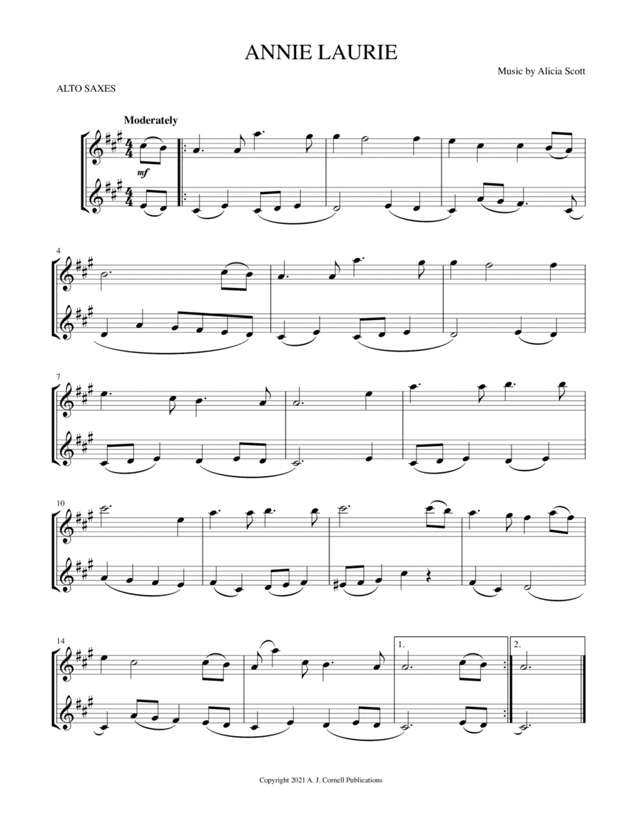 Annie Laurie (arr. Mark Phillips)