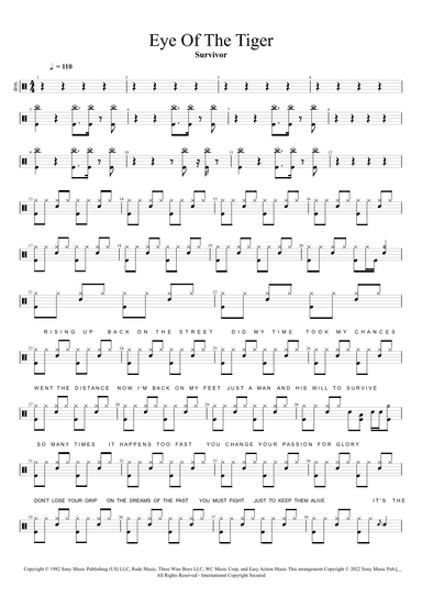 Eye Of The Tiger (arr. Cyril Mayer)