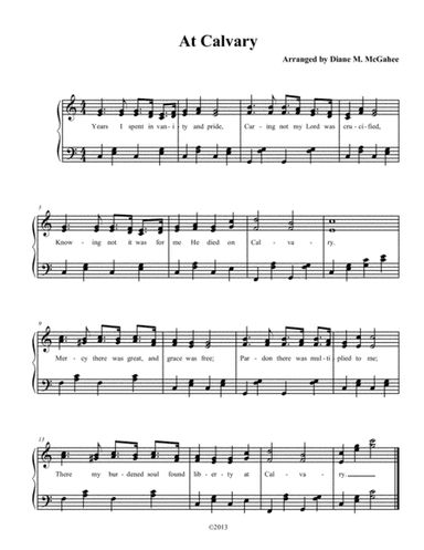 At Calvary (arr. Diane M. McGahee)