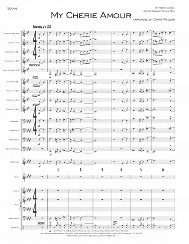 My Cherie Amour (arr. Chris Walden)