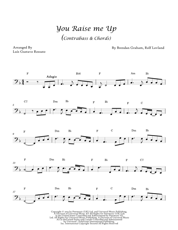 You Raise Me Up (arr. Luís Gustavo Rossato)