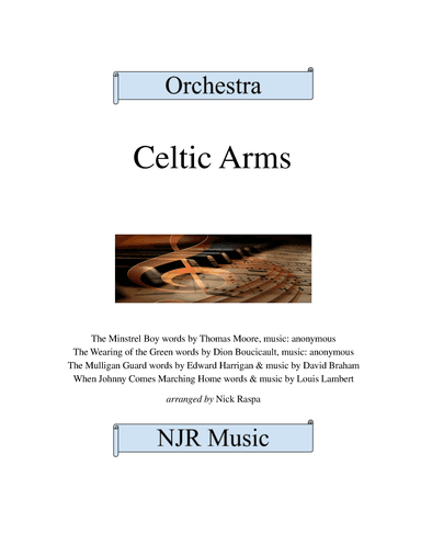 Celtic Arms (full orchestra) Complete Set (arr. Nick Raspa)