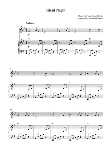 Silent Night (arr. Kaiserin Rebecca)