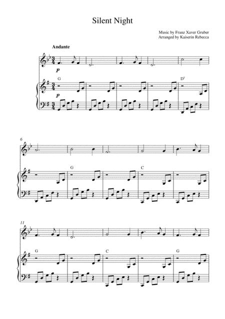 Silent Night (arr. Kaiserin Rebecca)