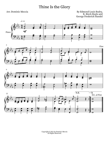 Thine Is the Glory (arr. Dominic Meccia)